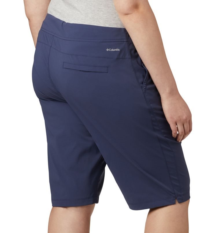 Pantaloni Scurti Columbia Anytime Outdoor Long Dama Bleumarin | Plus Size RA80AMQ7S